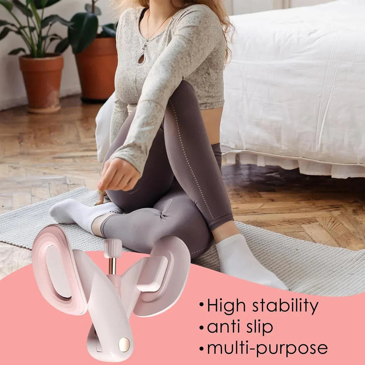 Thigh Squeezer Exercise Tool Lightweight Leg Strength Training for Fitness