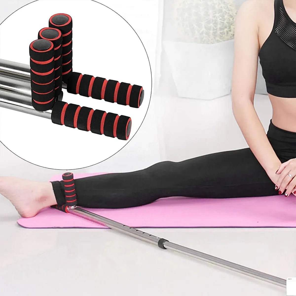 Leg Stretching Machine Flexibility Trainer Split Training Equipment Yoga Tool - 6 Holes