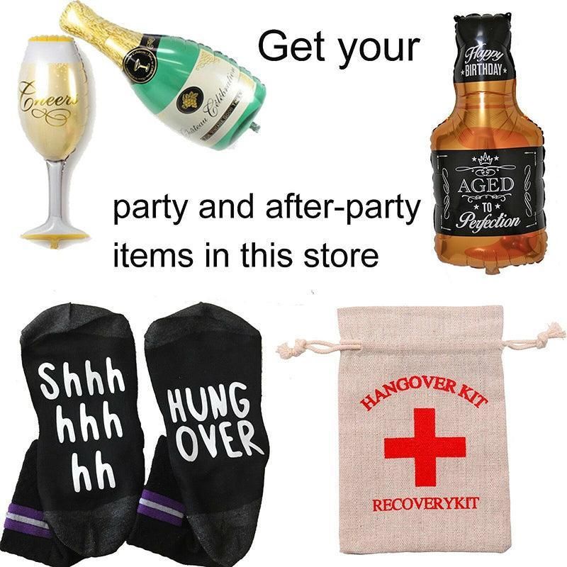 10PCS Linen Drawstring Gift Bags with Red Cross Print for Party Favour Travel Use