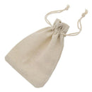 10PCS Linen Drawstring Gift Bags with Red Cross Print for Party Favour Travel Use