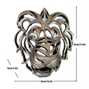 Lion Head Wall Decor Resin Wall Hanging Sculpture Home Living Room