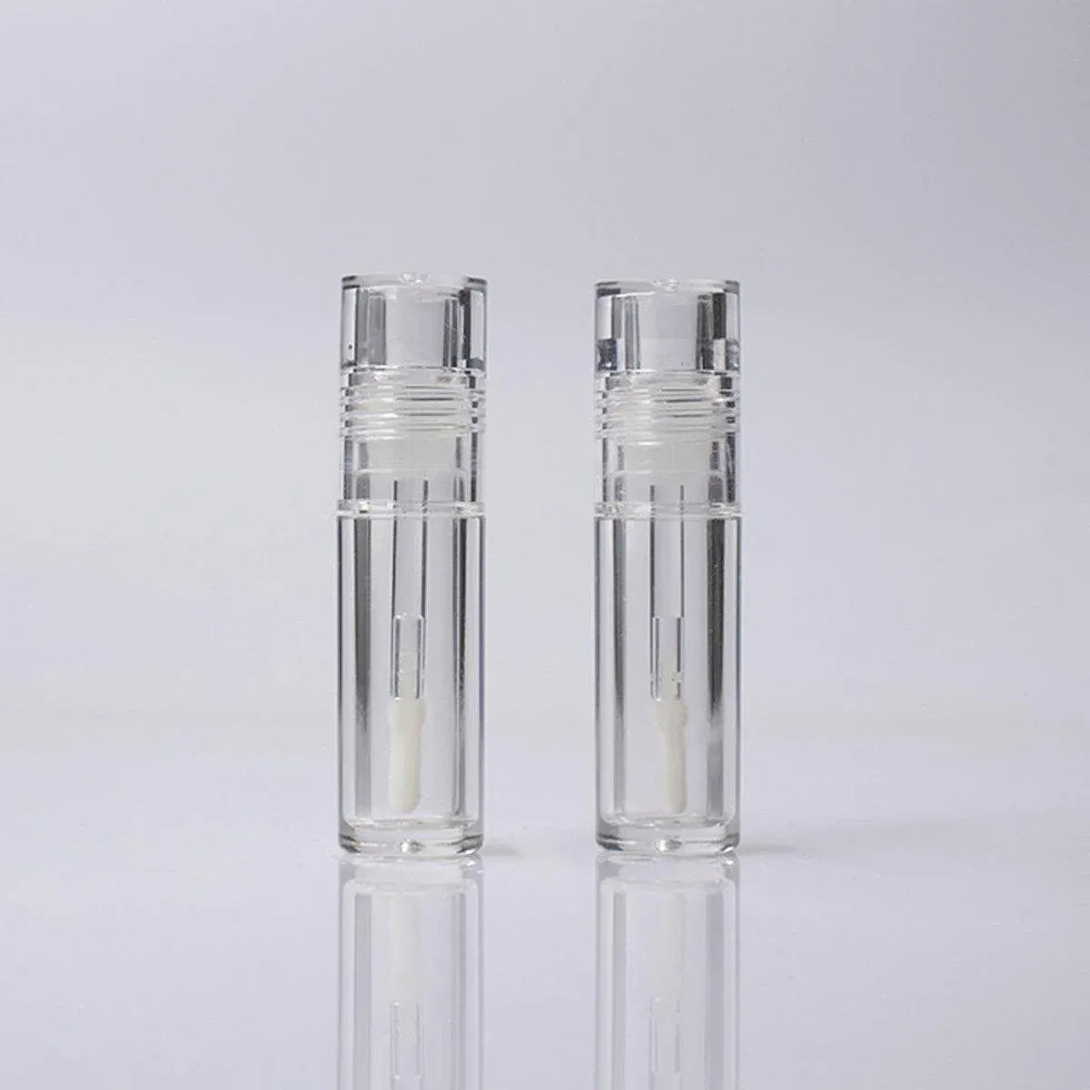 10pcs 3ml Transparent Lip Gloss Tubes Small Capacity Lip Glaze Containers