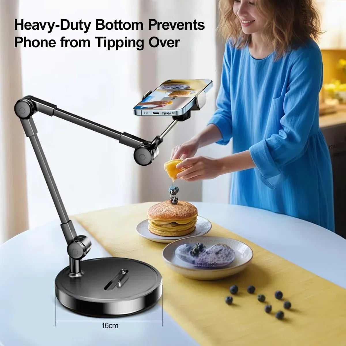 Mobile Phone Stand Dedicated to Overhead Shooting Adjustable Live Streaming Vlog