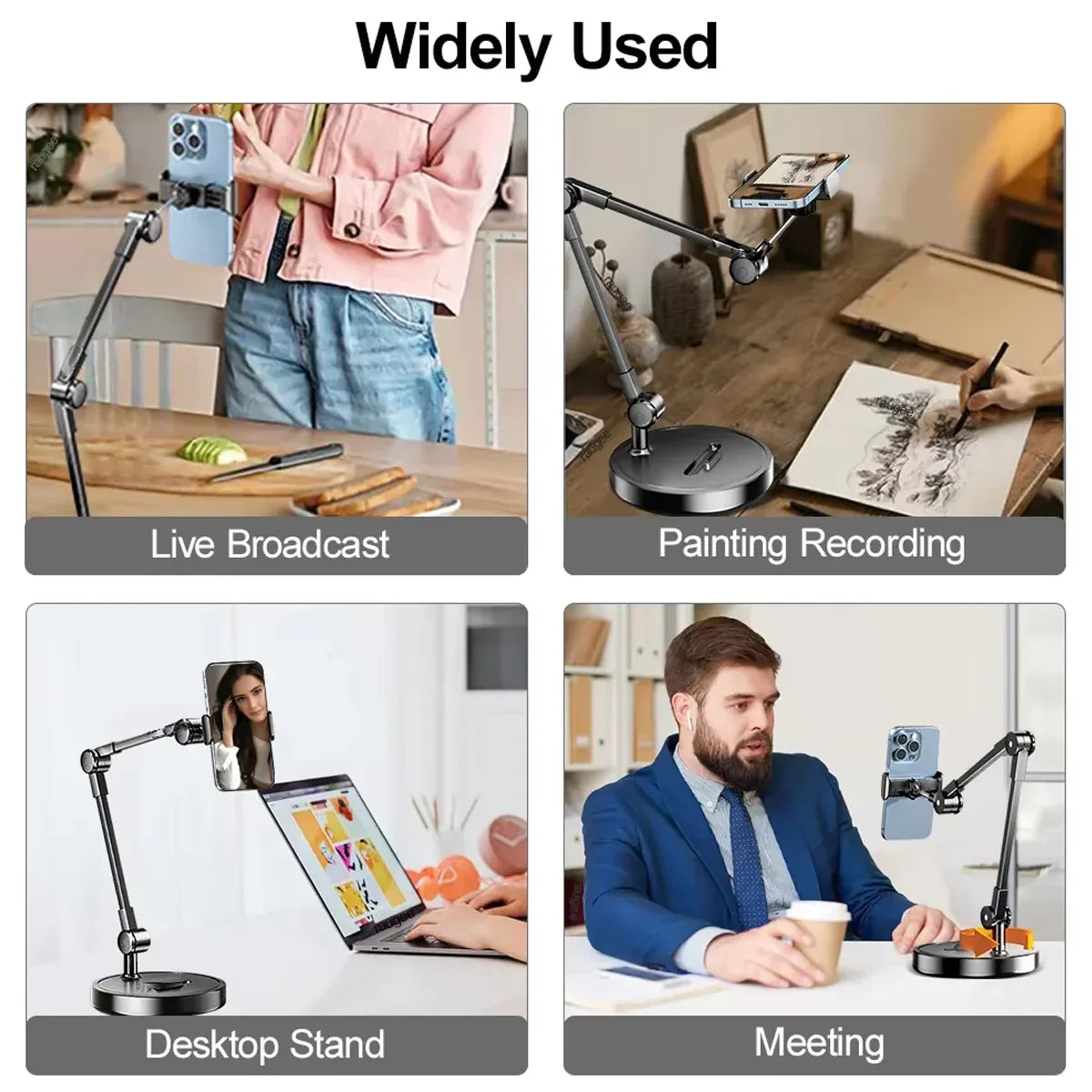 Mobile Phone Stand Dedicated to Overhead Shooting Adjustable Live Streaming Vlog