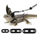 Lizard Harness Leash with Bat Wings Adjustable Reptile Lead for Bearded Dragons