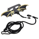 Lizard Harness Leash with Bat Wings Adjustable Reptile Lead for Bearded Dragons