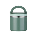 Stainless Steel Insulated Lunch Box Bento Box Thermal Food Container Breakfast - Green