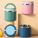 Stainless Steel Insulated Lunch Box Bento Box Thermal Food Container Breakfast - Green