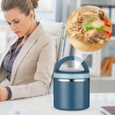 Stainless Steel Insulated Lunch Box Bento Box Thermal Food Container Breakfast - Green