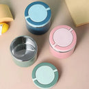 Stainless Steel Insulated Lunch Box Bento Box Thermal Food Container Breakfast - Pink