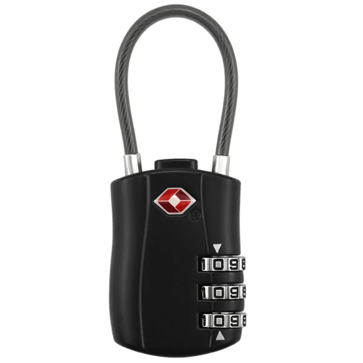 Zinc Alloy Combination Lock Anti-Theft For Luggage Cabinet Drawer Suitcase - Black