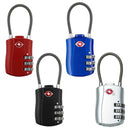 Zinc Alloy Combination Lock Anti-Theft For Luggage Cabinet Drawer Suitcase - Black