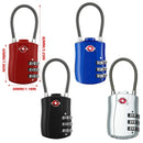 Zinc Alloy Combination Lock Anti-Theft For Luggage Cabinet Drawer Suitcase - Black