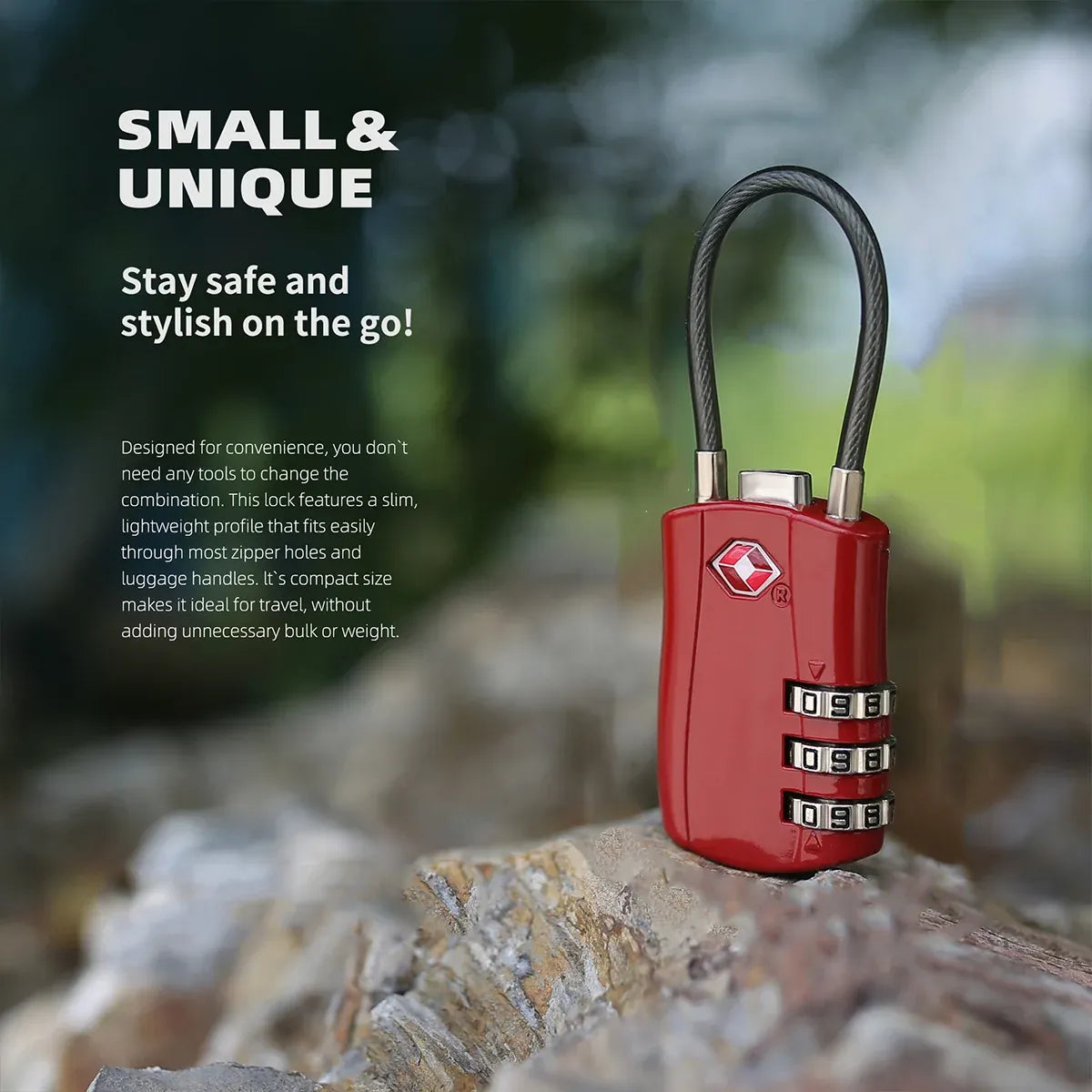 Zinc Alloy Combination Lock Anti-Theft For Luggage Cabinet Drawer Suitcase - Black