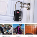 Zinc Alloy Combination Lock Anti-Theft For Luggage Cabinet Drawer Suitcase - Black