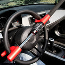 Car Steering Wheel Lock Anti Theft Security Code Lock for Vehicle Protection Use - Red