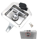 Car Trailer Stainless Steel Toolbox Lock Anti Rust Secure For Truck Van Storage