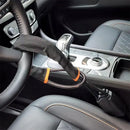 Universal Steering Wheel Lock with 3 Key Seat Car Belt Lock Anti-Theft Device - Black