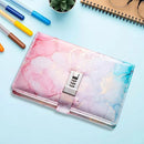 Password Book Notebook Planner Lockable Diary Journal for Office School Personal - Pink