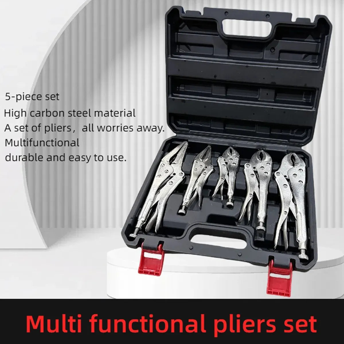 5IN1 Heavy Duty Welding Clamp Pliers Set For Large Caliber Metal Fixing Tools