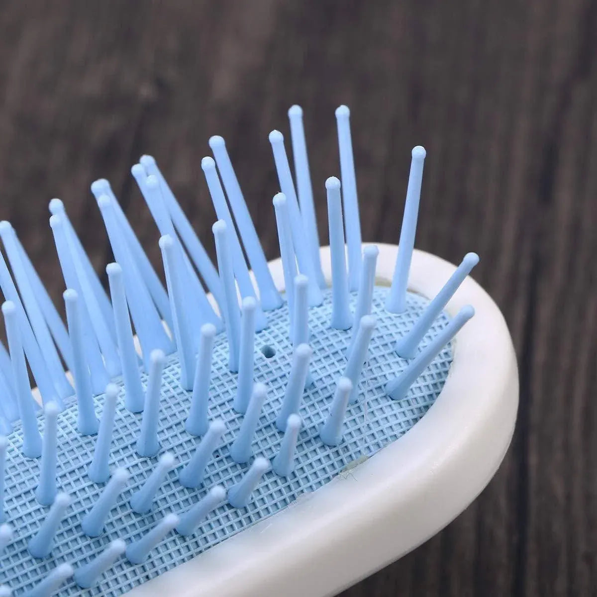 Extra Long Handle Comb Teeth and Brush for Elderly Easy Grip Hair Care Tool