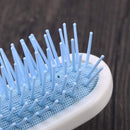 Extra Long Handle Comb Teeth and Brush for Elderly Easy Grip Hair Care Tool