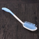 Extra Long Handle Comb Teeth and Brush for Elderly Easy Grip Hair Care Tool