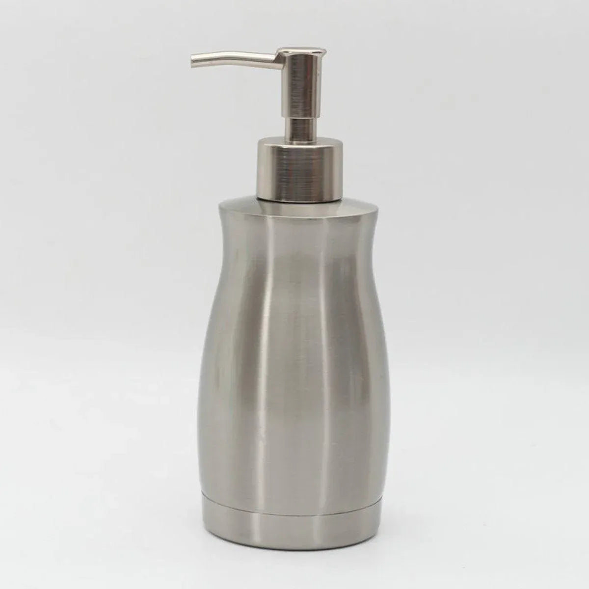 304 Household Stainless Steel Liquid Soap Lotion Shampoo Dispenser Bottle 400ML