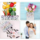 30PCS Kraft Paper Gift Bags Small Love Candy Bags Gold Foil Wedding Party Favors - Black-Gold Foil