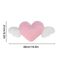 Car Headrest Neck Pillow Love Wings Support Cushion for Comfortable Driving
