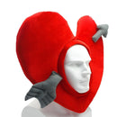 Cartoon Love Plush Head Cover Photo Props for Performance and Costume Accessory