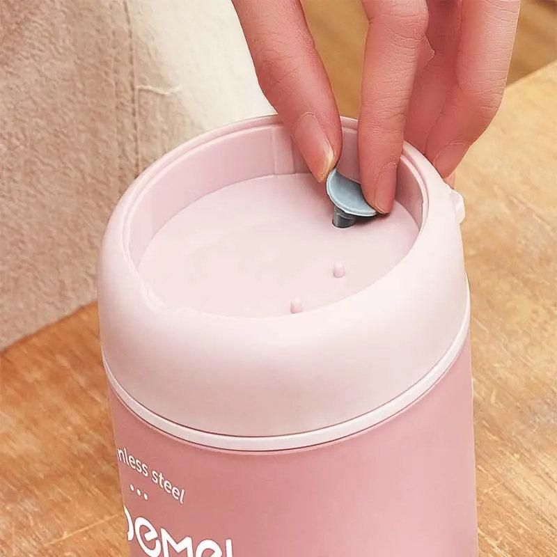 530ml Stainless Steel Insulated Lunch Box Portable Food Storage Mug Soup Meals - Green
