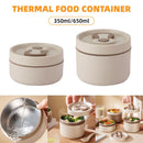 Lunch Box Food Container Thermal Warmer Hot Student Bento Insulated Soup Cup - 650ml