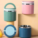 1L Large Capacity Stainless Steel Insulated Lunch Box Food Container Durable - Blue