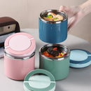 1L Large Capacity Stainless Steel Insulated Lunch Box Food Container Durable - Pink