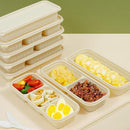 Corn Starch Meal Prep Containers Lids Durable Multi Compartment - A3