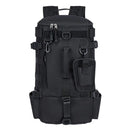 Waterproof Fishing Tackle Bag Large Capacity Multi Functional Shoulder Storage - Black