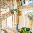 5-Piece Macrame Plant Hanger Set for Indoor Pots