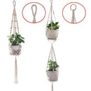 5-Piece Macrame Plant Hanger Set for Indoor Pots