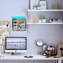 3-Tier Wall Mounted File Magazine Rack Easy to Use for Home Office Living Room