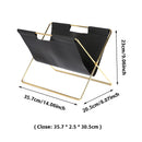 Minimalist Foldable Magazine Rack Easy to Storage Durable for Home Living Room