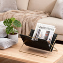 Minimalist Foldable Magazine Rack Easy to Storage Durable for Home Living Room