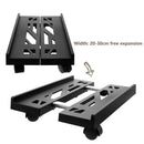 Plastic Computer Case Bracket Retractable Mobile Host Shelf for Under Desk Use