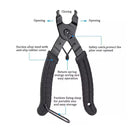 3pcs Bicycle Chain Splitter Tool Bike Link Breaker Pliers Repair Removal Kit Set