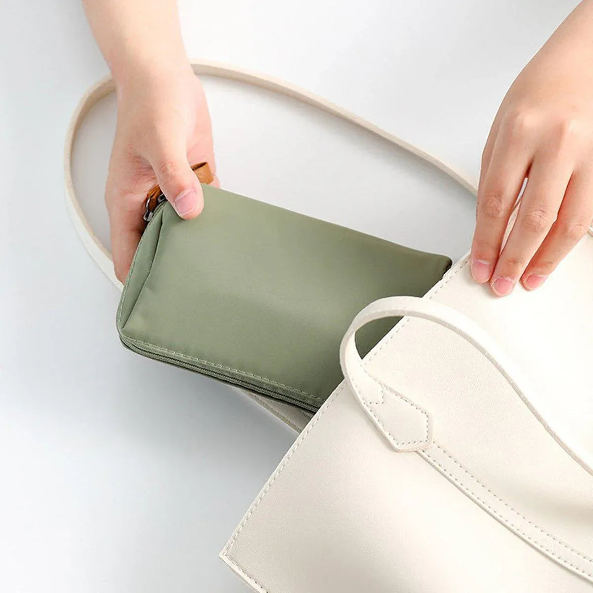 Small Makeup Bag Purse Makeup Pouch Small Cosmetic Bag Mini Portable Handbag