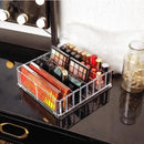 Clear Acrylic Cosmetic Makeup Organiser Lipstick Organizer Box Jewellery Storage - L Size 8Grids