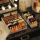 Clear Acrylic Cosmetic Makeup Organiser Lipstick Organizer Box Jewellery Storage - L Size 8Grids