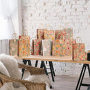 32Pcs Printed Party Paper Bags Tote Bags for Gift Packaging Shopping Favors
