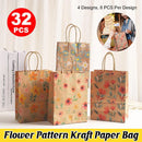 32Pcs Printed Party Paper Bags Tote Bags for Gift Packaging Shopping Favors