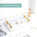 Natural Marble Tray Storage Display Tray Bathroom Living Room Decor Sample Tray